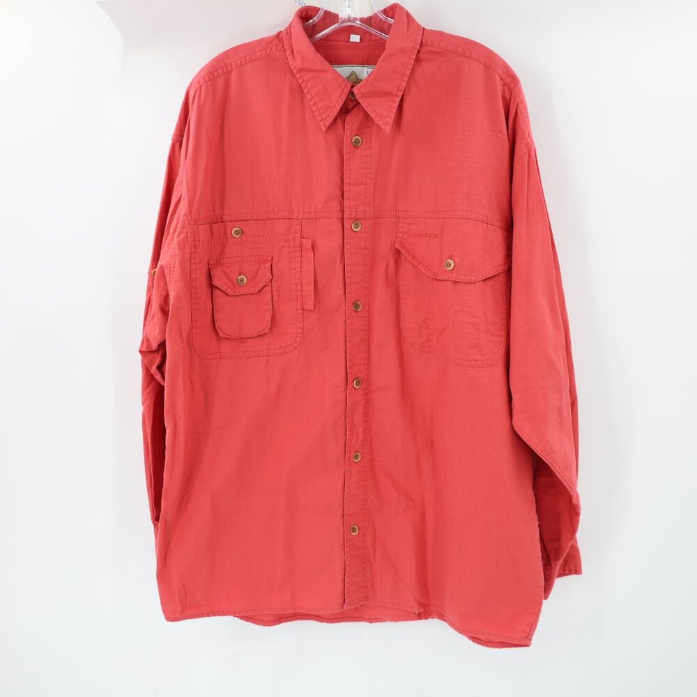 Schoffel Shirt Mens small ripstop Shooting Hunting Country cargo pockets outdoor